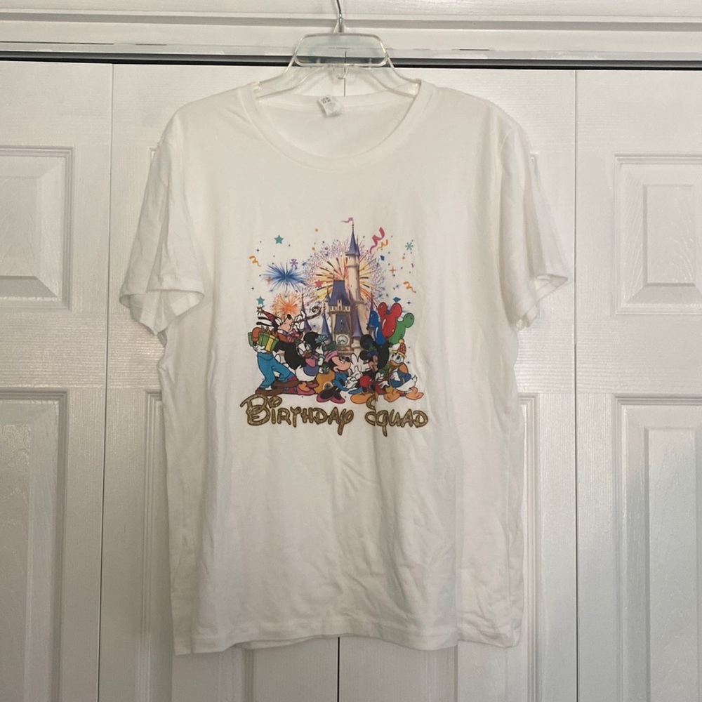 Disney “Birthday Squad”  Tee Size XXL-Brand New Without Tags